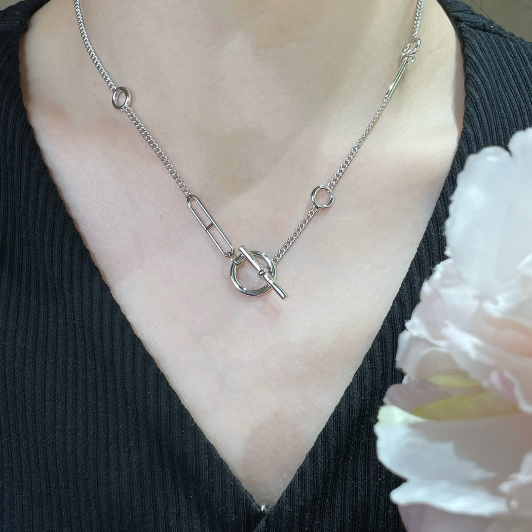 [Regalia jewelry]HM STERLING CHAINE D'ANCRE HEART