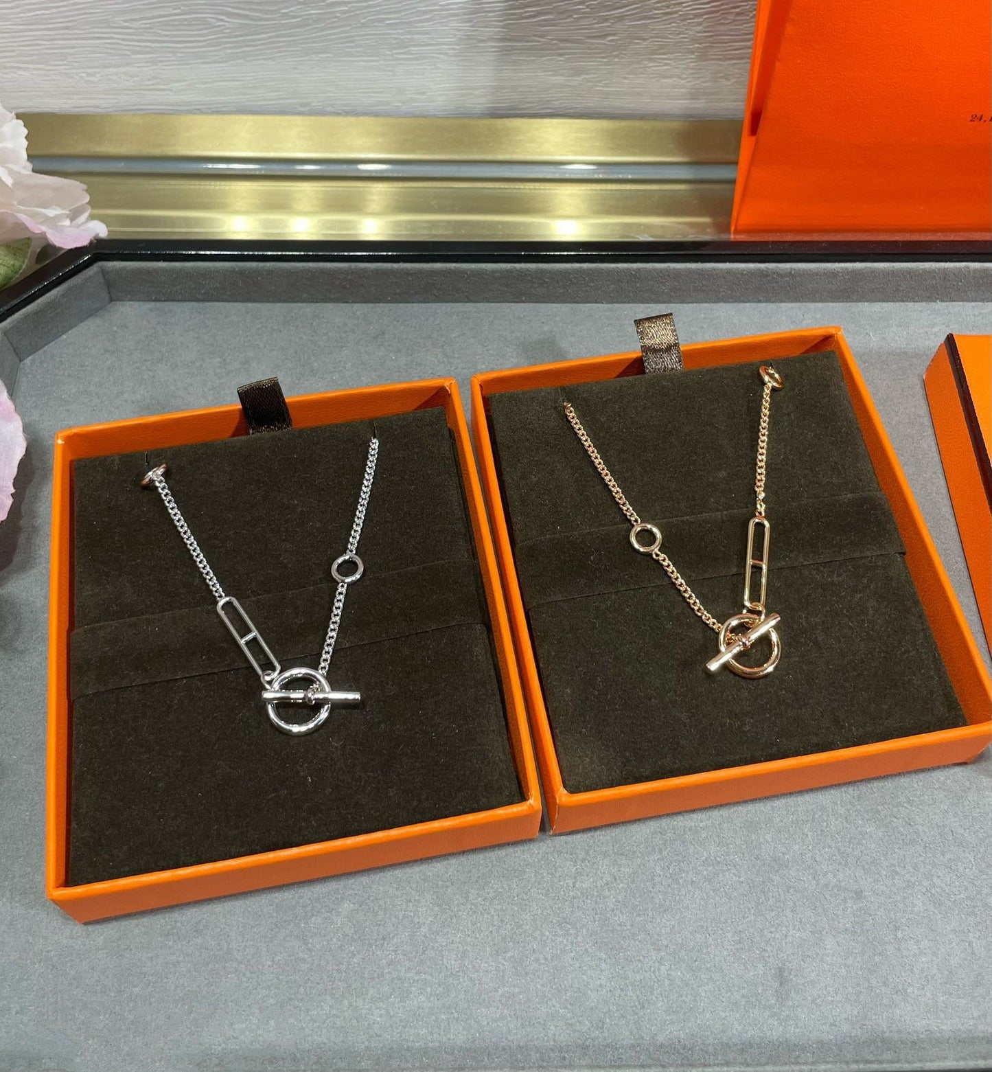 [Regalia jewelry]HM STERLING CHAINE D'ANCRE HEART