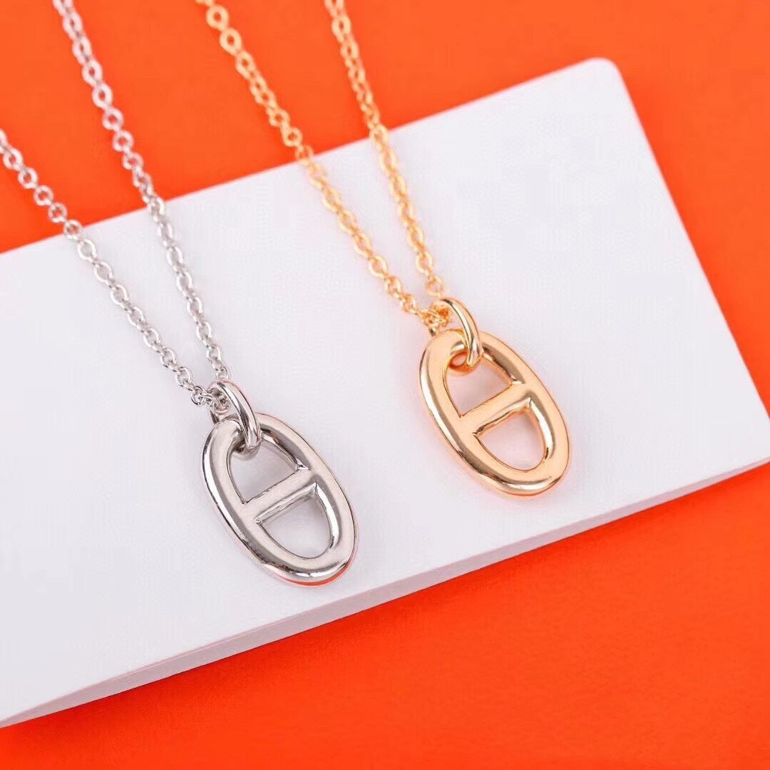 [Regalia jewelry]HM PIG NOSE NECKLACE