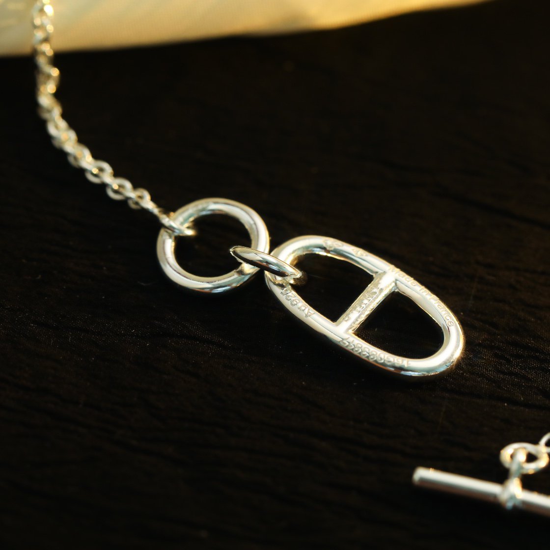 [Regalia jewelry]HM CHAINE D'ANCRE PENDANT NECKLACE STERLING SILVER