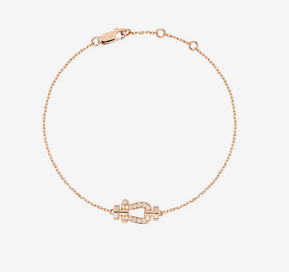 [Regalia jewelry]FORCE 10 FULL DIAMOND BUCKLE CHAIN LINK MINI MODEL