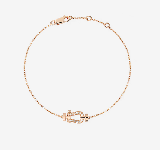 [Regalia jewelry]FORCE 10 FULL DIAMOND BUCKLE CHAIN LINK MINI MODEL