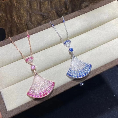 [Regalia jewelry]DREAM NECKLACK DIAMOND PINK GOLD