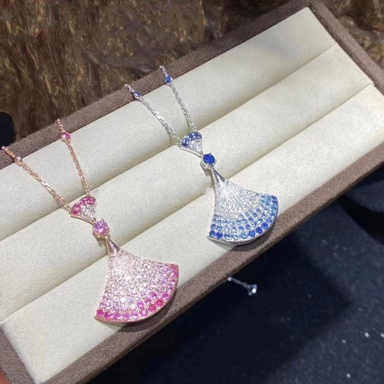 [Regalia jewelry]DREAM NECKLACK DIAMOND PINK GOLD
