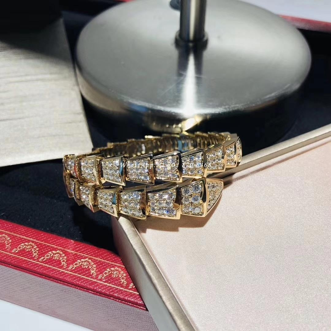 [Regalia jewelry]SERPENTI BRACELET 8MM GOLD DIAMOND
