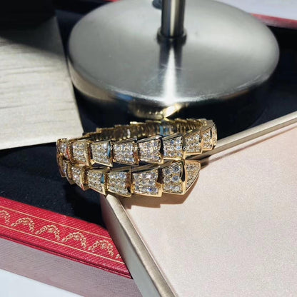 [Regalia jewelry]SERPENTI BRACELET 8MM GOLD DIAMOND
