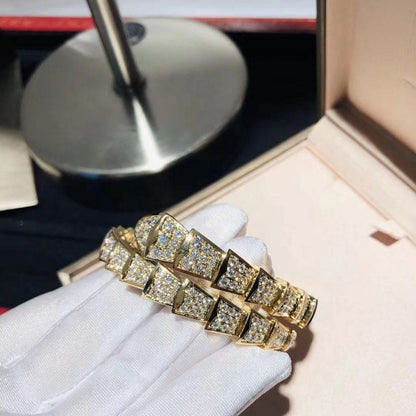 [Regalia jewelry]SERPENTI BRACELET 8MM GOLD DIAMOND