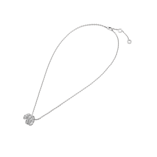 [Regalia jewelry]SERPENTI  NECKLACE DOUBLE RING DIAMOND