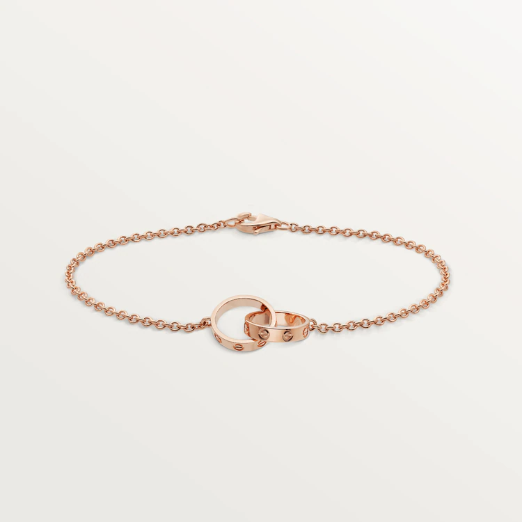 [Regalia jewelry]LOVE BRACELET DOUBLE RING