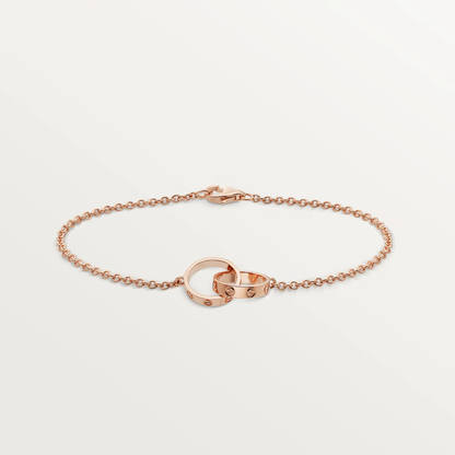 [Regalia jewelry]LOVE BRACELET DOUBLE RING