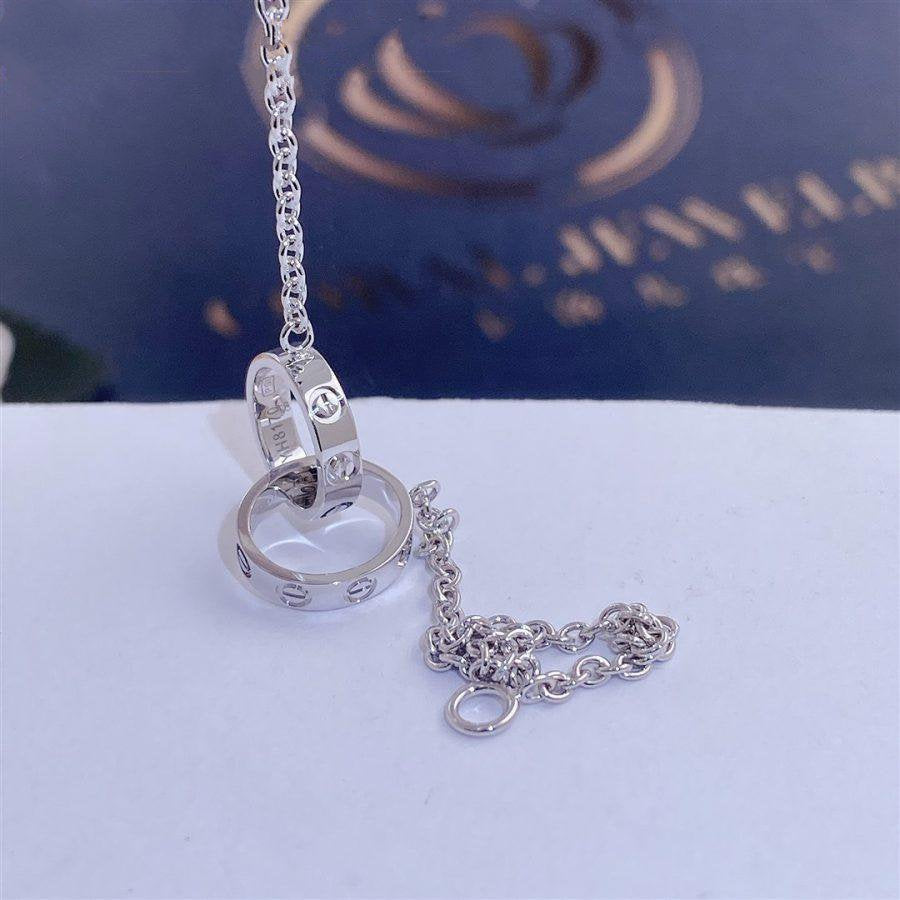 [Regalia jewelry]LOVE BRACELET DOUBLE RING