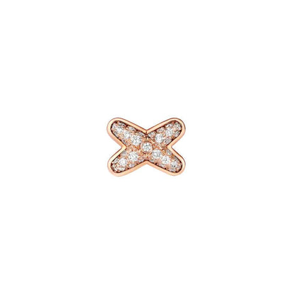 [Regalia jewelry]JEUX DE PINK GOLD DIAMOND EARRINGS