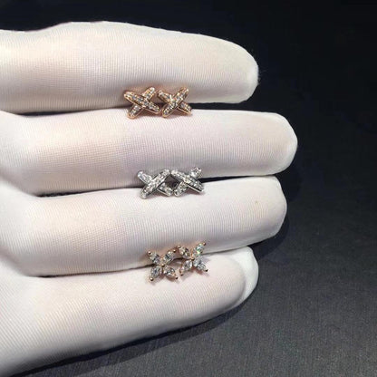 [Regalia jewelry]JEUX DE DIAMOND EARRINGS