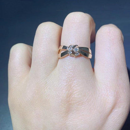 [Regalia jewelry]LIENS RING PINK GOLD DIAMOND