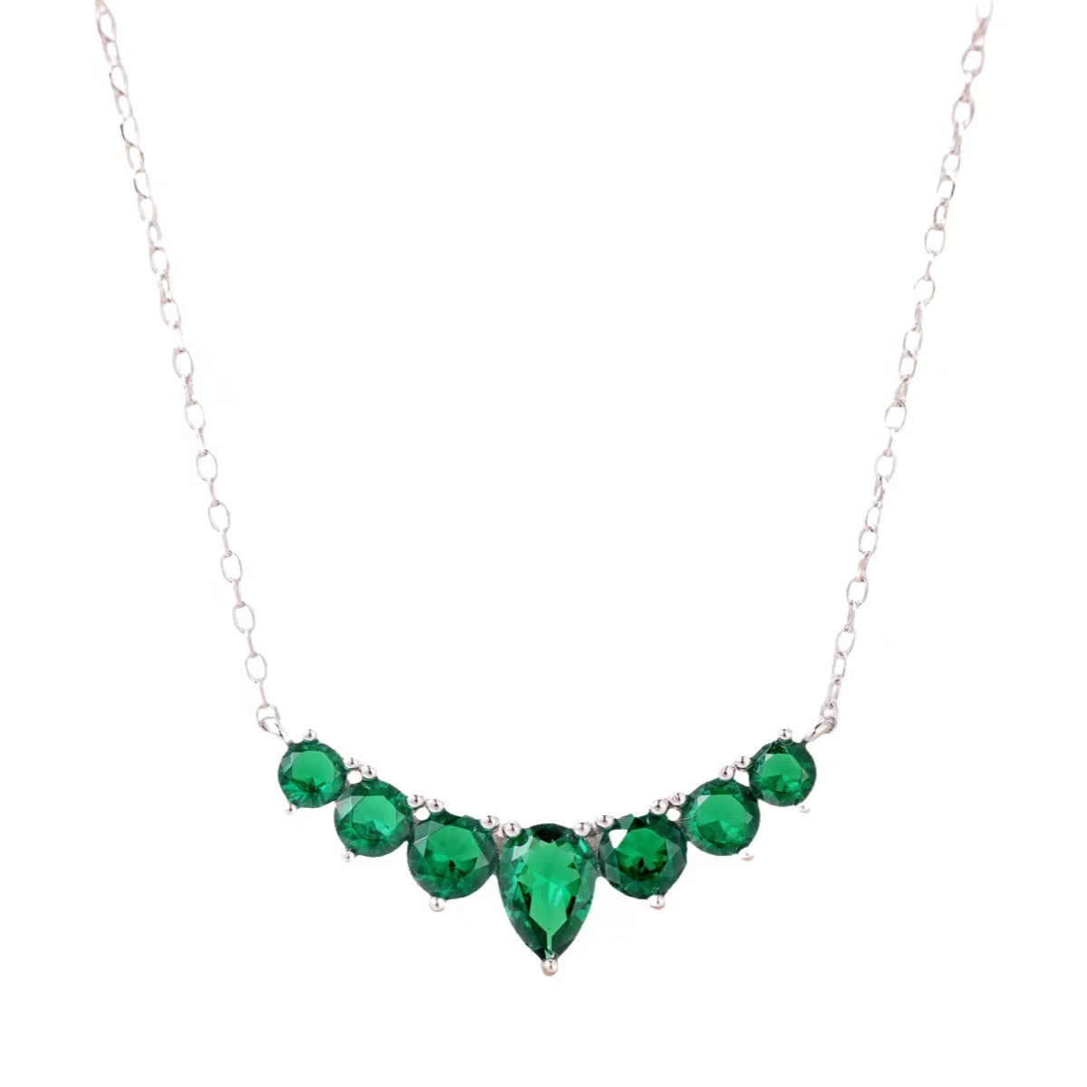 [Regalia jewelry]Dainty Colorful Heart Necklace