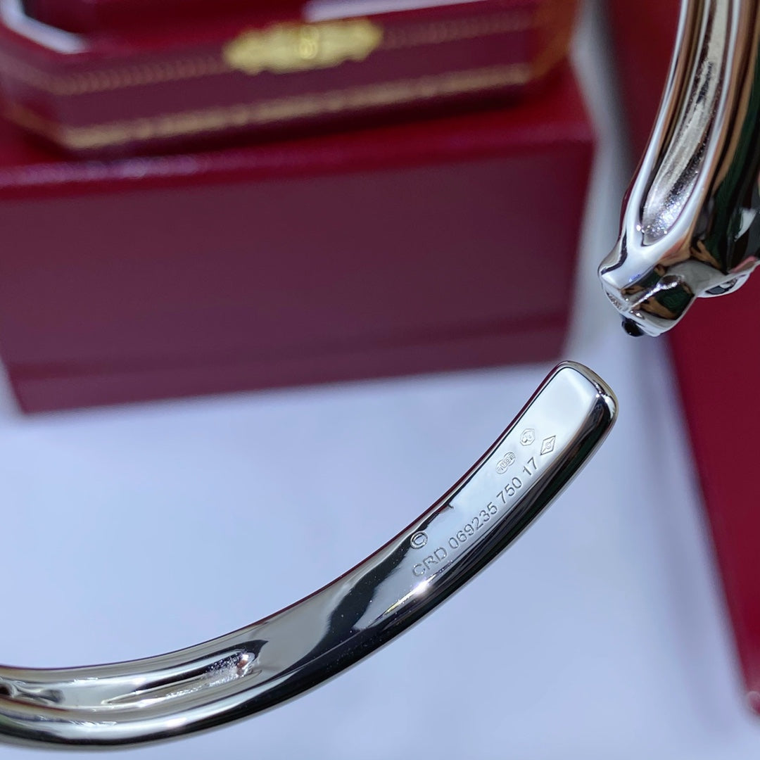 [Regalia jewelry]PANTHERE SILVER OPEN BRACELET