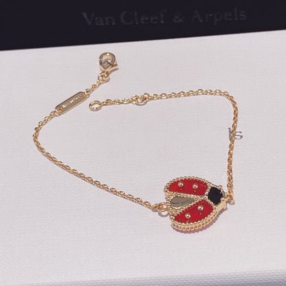 [Regalia jewelry]LUCKY SPRING 1 MOTIF PINK GOLD BRACELET
