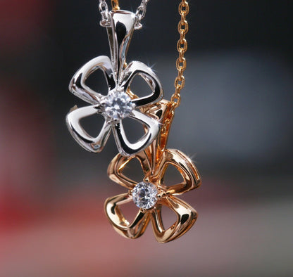 [Regalia jewelry]FIOREVER NECKLACE DIAMOND CENTER